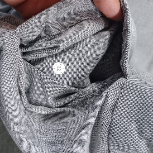 Lululemon The Works Shorts Men 32 Gray 9" Inseam Casual Stretch Lightweight Golf - Picture 4 of 9